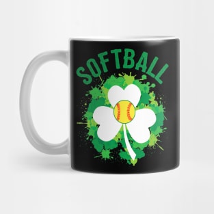 Irish St Patricks Softball Baseball Player Mug